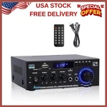 Stereo Home Audio Amplifier Receiver AK45, 600W Bluetooth 5.0 Hifi. Fixed Price $51.99.