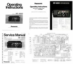 Operating / Service Manuals + Advertisement For The Panasonic RF-4800. Fixed Price $24.95.