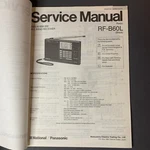 Panasonic RF-B60 Fm-lw-mw-sw All Band Receiver Original Service Manual. Fixed Price $19.99.