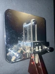 MFJ-564 Iambic Key Paddle Ham Radio Used Morse Code Chrome Nice Condition. Fixed Price $95.00.