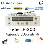 Fisher R-200 Tuner Restoration Recap Repair Upgrade Rebuild Kit Capacitor. Fixed Price $95.00.