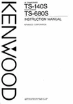 Kenwood TS-140S TS-680S Instruction Manual. Fixed Price $14.95.