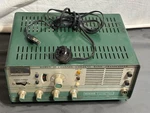 Vtg Robyn T-123B Channel Cb Transceiver Green Case Powers + Microphone. Fixed Price $99.99.