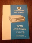 Unimetrics Dura SCAN-8DX Fm Receiver/scanner Manual Crystal-controlled Channel. Fixed Price $10.00.