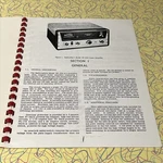 Hallicrafters HT-33A Linear Amplifier Manual. Fixed Price $10.00.