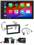 Kenwood Steering Wheel Usb Dab 2DIN Bluetooth Car Stereo For Citroen Peugeot Fiat Black. Fixed Price $409.59.