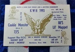 Ham Cb Radio Qsl Trading Card "cookie Monster & Lil Muppet - Hutchinson, Ks". Fixed Price $5.90.