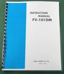 Yaesu FV-101DM Instruction Manual Premium 28LB Paper With Protective Covers!. Fixed Price $20.00.