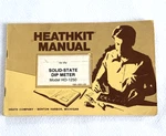 Heathkit Manual For The Solid-state Dip Meter Model HD-1250. Fixed Price $29.92.