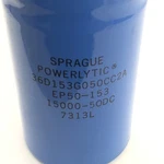 Sprague Powerlytic 36D153G050CC2A 15000 Uf 50V. Fixed Price $25.00.