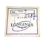 Longines Glass 7848 Plexi Round With Bezel. Diameter 21.2.. Fixed Price $316.98.