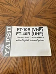 User's Manual For Yaesu FT-10R (vhf) FT-40R (uhf) Hand Held Transceivers. Fixed Price $5.00.