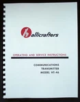 Hallicrafters HT-46 HT46 Communications Transmitter Manual Ham Radio. Fixed Price $13.99.