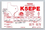 Ham Radio Qsl K5EPE Texas Usa 1993 Kenwood TS830S 160M Cc Contact. Fixed Price $15.99.