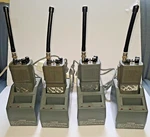 Maxon Lot Of 4 CS-0510 Vhs Transceivers And CA-1110A Chargers Tested. Fixed Price $99.99.