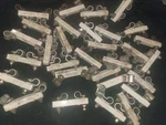 Lot Of 30 Vintage E.f. Johnson Ceramic Mounting Bar Insulators Ham Radio. Fixed Price $99.00.