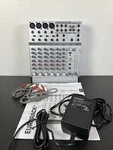 Behringer Eurorack MX-802A-ULN Mixer W/ Power Supply Tested + Manual Extras. Fixed Price $80.09.