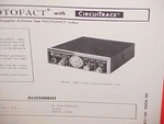 1973 Radio Service Manual Model SBE-12CB (sidebander Ii). Fixed Price $20.99.