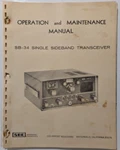 Sideband Engineers Sbe SB-34 SB34 Transceiver Manual. Fixed Price $10.00.