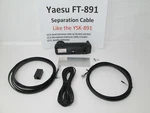 12 Feet Yaesu FT-891 Separation YSK-891 Mic,control Head, Spkr Ext And Bracket!. Fixed Price $35.99.