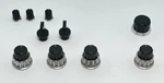 Icom IC-751A Front Panel Knob Set Oem Original Controls Removed From Radio. Fixed Price $39.95.