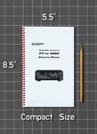 Yaesu Ft Dx 3000 In Manual Guide 172 Pages Half Size 5.5X8.5. Fixed Price $30.49.