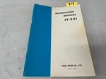 Yaesu FT-221R Instruction Manual Vintage Ham Radio Guide. Fixed Price $19.99.