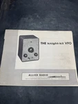 Allied Knight Kit Space Vfo Manual. Fixed Price $14.99.