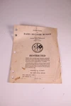 1943 Wwii Colonial Radio Corp Instructions BC-946-B Receiver. Fixed Price $59.99.