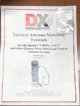 Dx Engineering Vertical Antenna Matching Network VMN-1 For Hustler 5-BTV, 6-BTV.. Fixed Price $150.00.