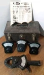 Vtg Columbia Electric Cs Tong-test Ammeter Set 75 200 & 500 Amp With Case. Fixed Price $57.95.