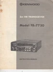 *genuine Original Kenwood TR-7730 2 Meter Fm Transceiver Instruction Manual*. Fixed Price $19.50.