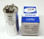 Air Conditioning Hvac Round Dual Motor Run Capacitor + 5 Mfd 440 Volt. Fixed Price $13.23.