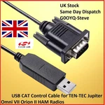 Usb Cat Control Cable For Ten-tec Jupiter Omni Vii Orion Ham Radio Hf. Fixed Price $23.21.