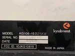 Vintage Kyodo West KG106-15 Mobile Two-way Radio (transceiver) Commercial-grade. Fixed Price $45.00.