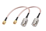Handheld Antenna Cable Sma Uhf SO-239 Female Connectors 6'' Pack Of Fo. Fixed Price $14.97.