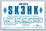 Ham Radio Qsl SK3HK Sweden To JY7RC 1982 Drake TS520 Heathkit SB220. Fixed Price $15.99.