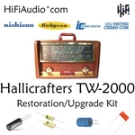 Hallicrafters TW2000 Restoration Kit Repair Upgrade Recap Capacitor Rebuild. Fixed Price $95.00.