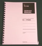 Icom IC-7100 Service Manual: 11" X 17" Foldout Diagrams & Full Color!. Fixed Price $28.00.