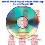 Honda Small Engine Master Workshop Service/repair Cdr Manual Gc Gs Gv Gxv. Fixed Price $10.99.