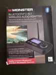 Monster Bluetooth Transmitter & Receiver, 2-IN-1 Audio Adapter. Fixed Price $30.00.
