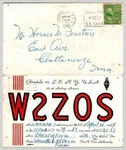 1949 Qsl Postcard W2ZOS Brooklyn Ny To Chattanooga Tn-arrl Radio Contact Record. Fixed Price $14.99.