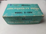 U22398 Vintage Cb Warrior Swrpowerfs Meter Model S1000 Made Japan Ol G2U. Fixed Price $62.09.