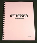 Icom IC-R9500 Instruction Manual Premium Card Stock Covers & Full Color!. Fixed Price $34.00.