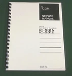 Icom IC-901A/E Service Manual: 11X34" Schematics & Protective Covers. Fixed Price $38.00.
