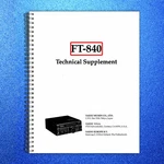 Yaesu FT-840 Hf Transceiver Service Manual Bound Covers Xl Foldout Pages. Fixed Price $49.12.
