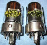 2 Nos Sylvania VT-179 / 1LN5 Vacuum Tubes 1943 Vintage Rf & If Pentodes. Fixed Price $15.00.