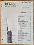 Vintage Kenwood TH-47A/E Fm Handheld Transceiver Radio Service Manual Japan. Fixed Price $14.95.