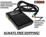 Amplifier Relay Foot Switch W/ Non Slip Rubber And Heavy Steel Base *free Ship*. Fixed Price $59.00.