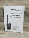 Yaesu VX-3R/E Radio User Operating Instruction Manual Oem Vertex Standard Japan. Fixed Price $29.99.